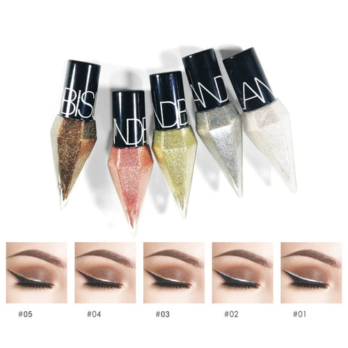 New Professional Shiny Eye Liners Cosmetics for Women Pigment Silver